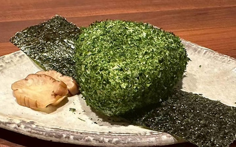 紀州梅のあおさ海苔ぎり